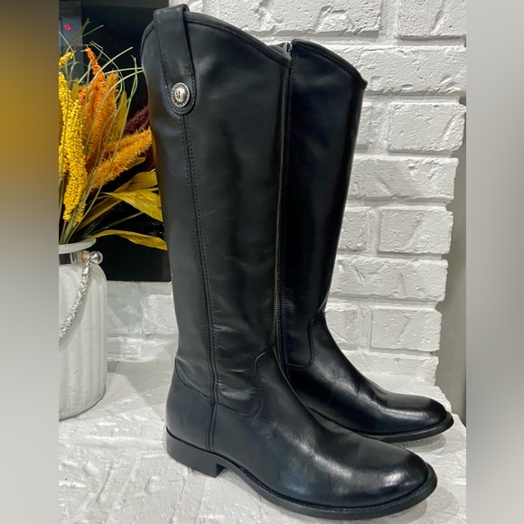 Frye Shoes - Frye Black Leather Over-the-Knee Riding Boots
